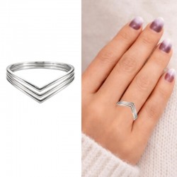 ANILLO PLATA DE LEY LISO...