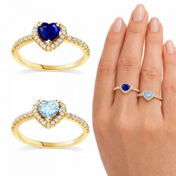 ANILLO PLATA DE LEY BAÑADO...