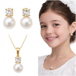 CONJUNTO DE COMUNION PLATA...