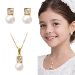 CONJUNTO DE COMUNION PLATA...