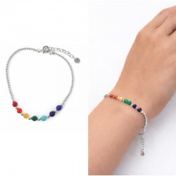 PULSERA PLATA DE LEY DE...