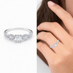 ANILLO PLATA DE LEY RODIADA...