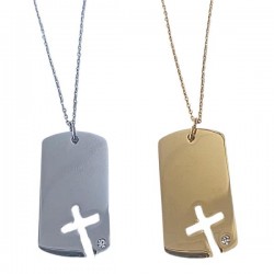 CADENA ACERO CON COLGANTE...