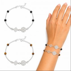 PULSERA PLATA DE LEY NUDO...