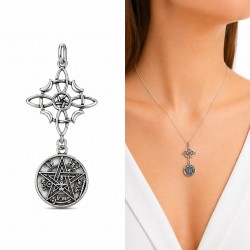 COLGANTE PLATA DE LEY NUDO...