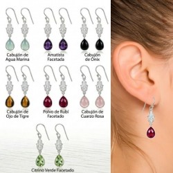 PENDIENTES PLATA DE LEY Y...