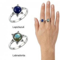 ANILLO PLATA DE LEY Y...