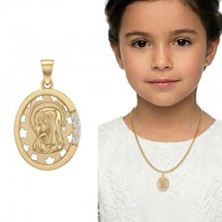 COLGANTE MEDALLA PLATA DE...
