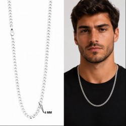 CADENA PLATA DE LEY  60 CMS...