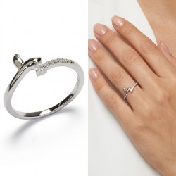 ANILLO PLATA DE LEY RODIADO...