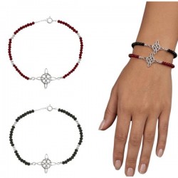 PULSERA PLATA DE LEY NUDO...